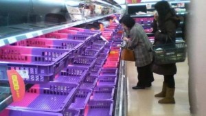 Supermercado vazio no JapÃ£o apÃ³s terremoto