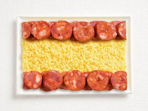 spain-flag-made-from-food-600x450